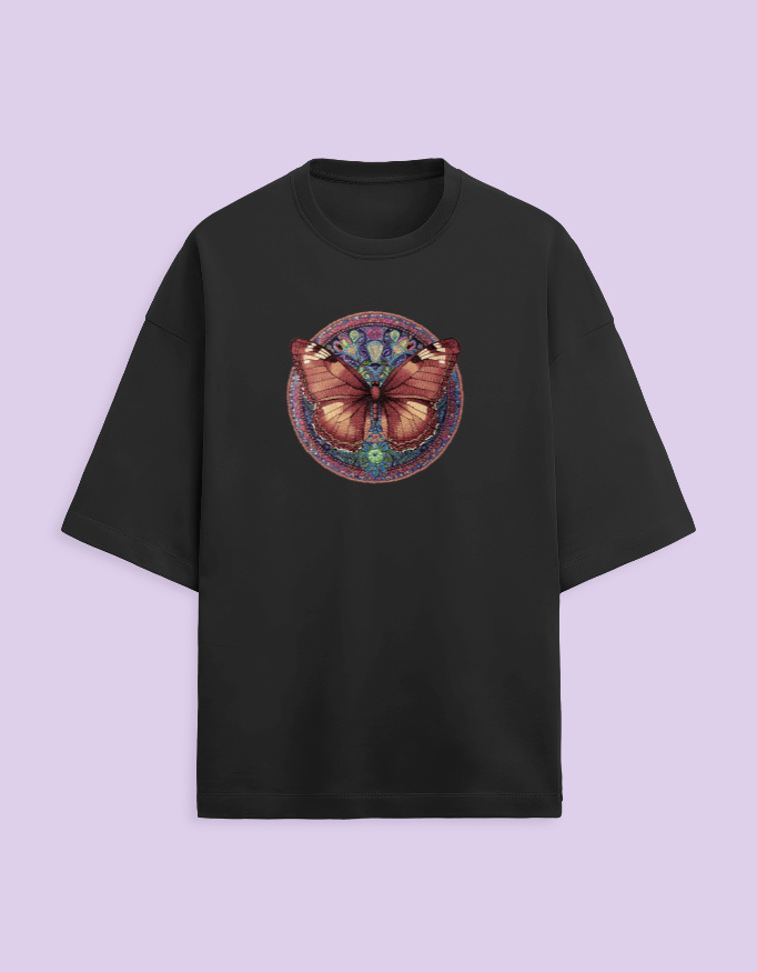 Butterfly Vibe Oversized Tshirt - Image 5