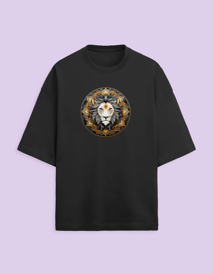 Lion Mode Oversized Tshirt - Image 4