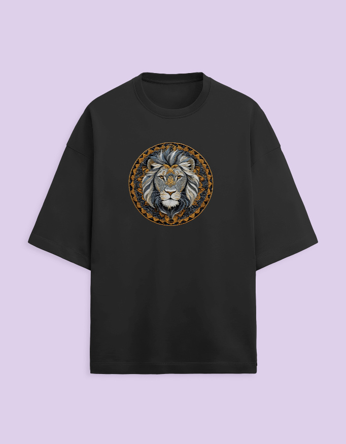 Lion Aura Oversized Tshirt - Image 3