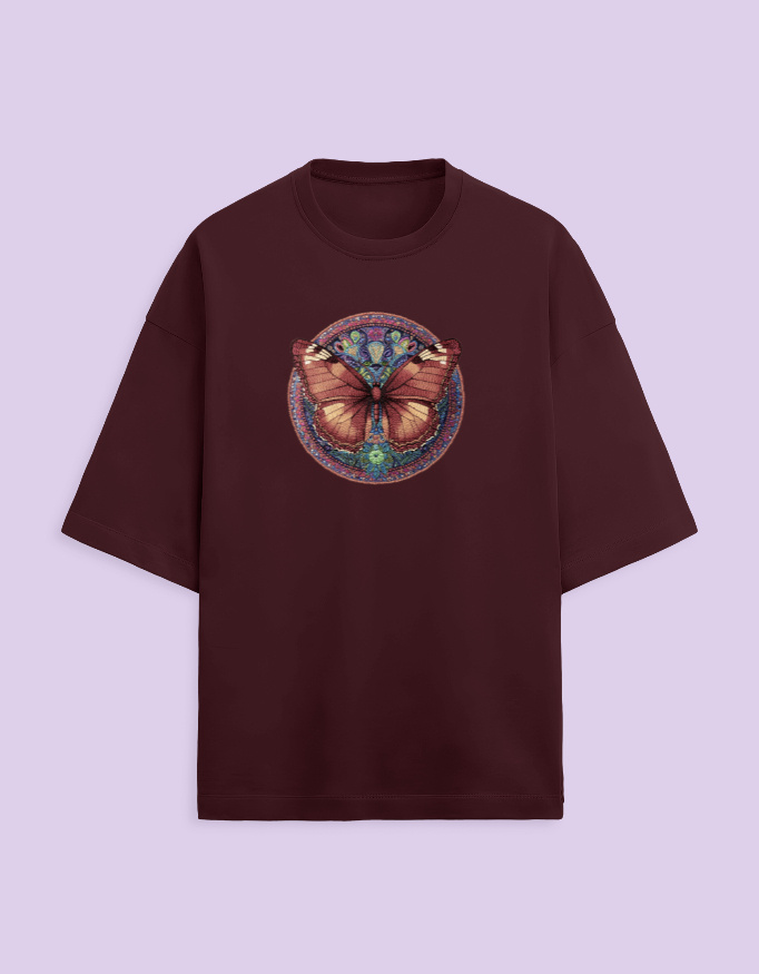 Butterfly Vibe Oversized Tshirt - Image 7