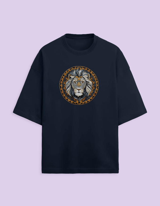 Lion Aura Oversized Tshirt - Image 4