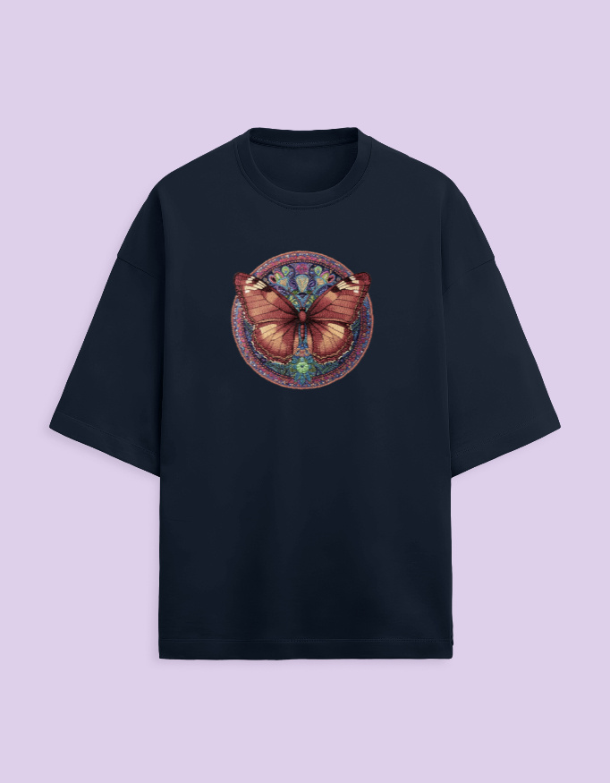 Butterfly Vibe Oversized Tshirt - Image 6