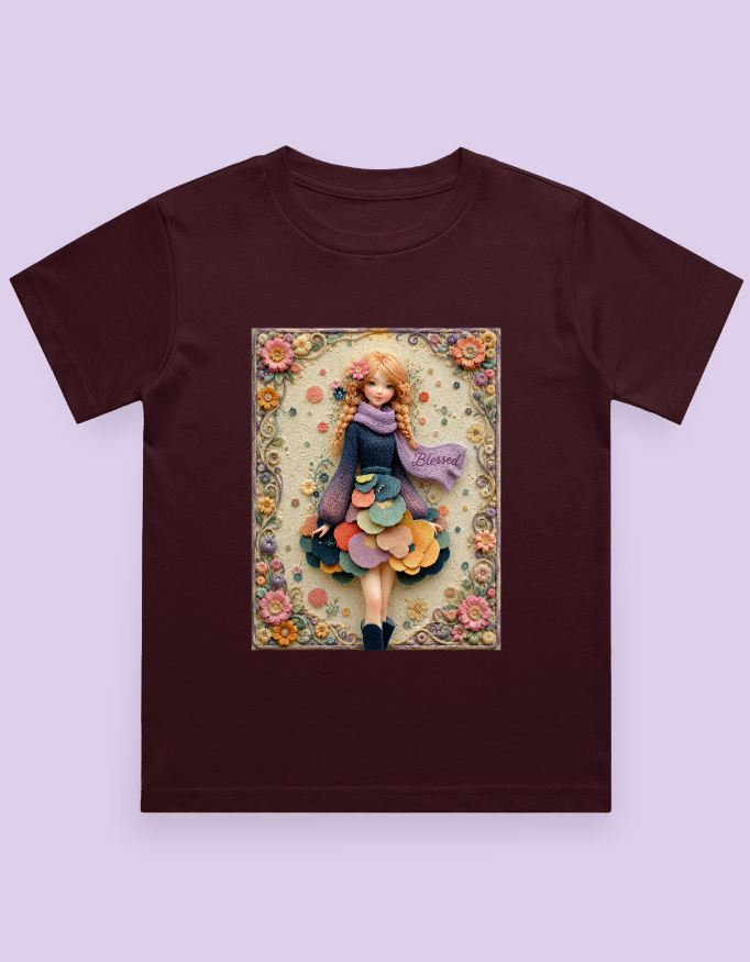 Blessed Girl Kids T-Shirt - Image 3