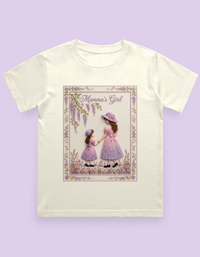 Mamma's Girl Kids T-Shirt - Image 7