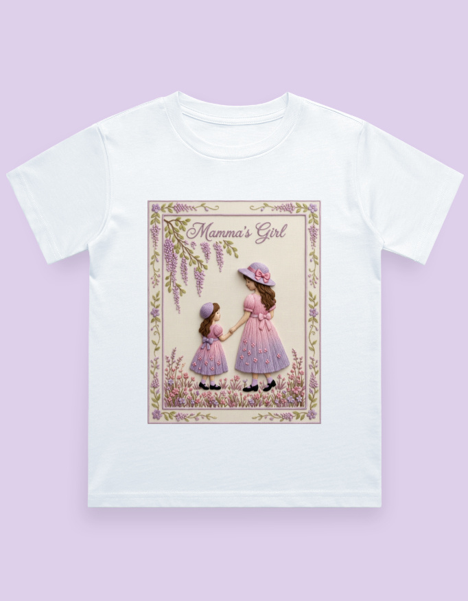 Mamma's Girl Kids T-Shirt - Image 2