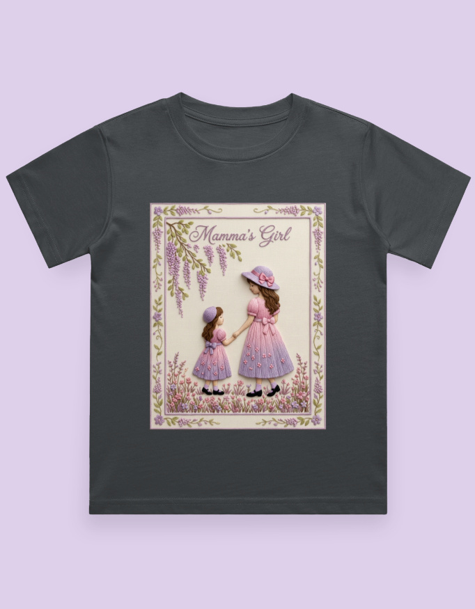 Mamma's Girl Kids T-Shirt - Image 3