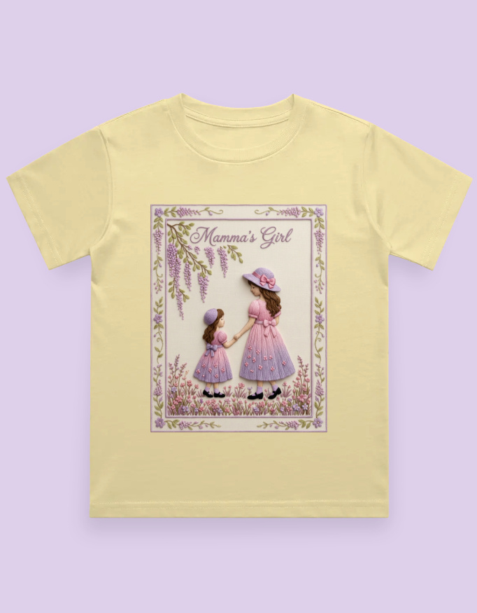 Mamma's Girl Kids T-Shirt - Image 6