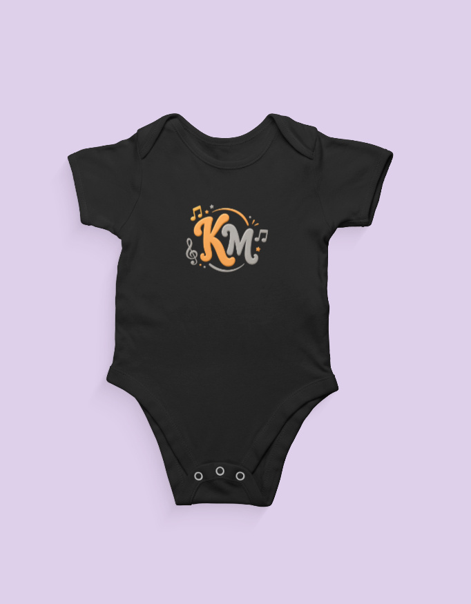 KM (Music) Customised Baby Romper - Image 3
