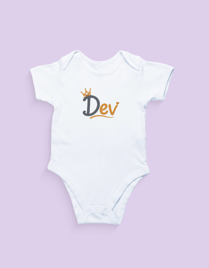 Dev Customised Baby Romper - Image 2