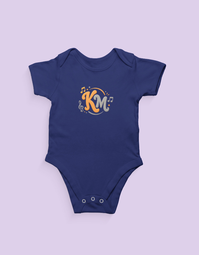 KM (Music) Customised Baby Romper - Image 4