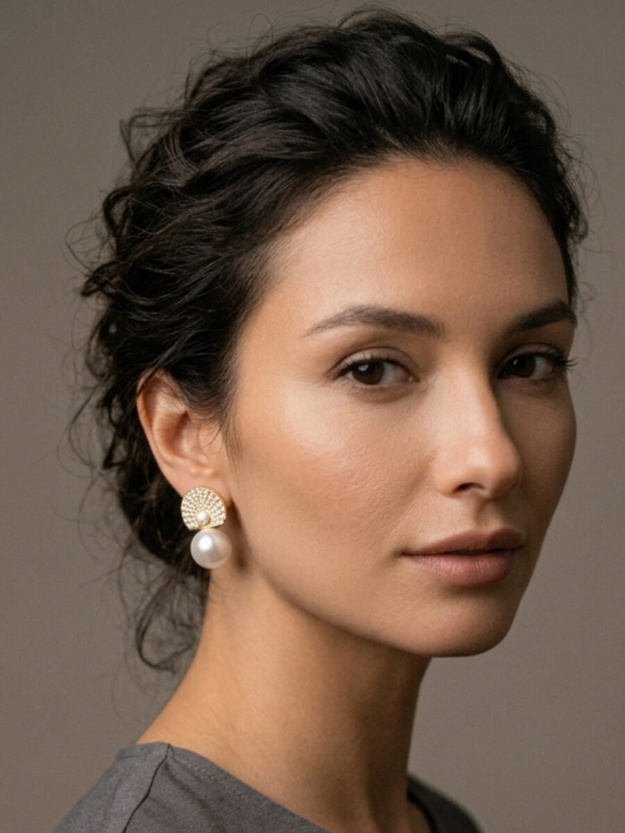 Pearl Glow Earrings - Image 4