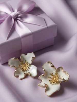 Ivory Bloom Earrings