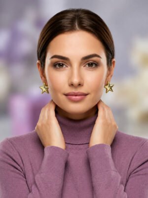 Golden Star Earrings