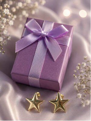 Golden Star Earrings