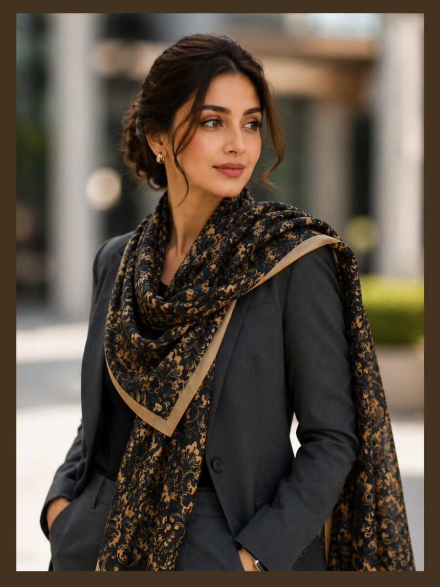 Golden Paisley Elegance - Image 3