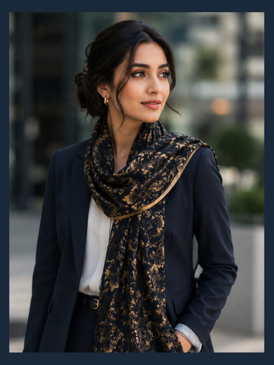 Golden Paisley Elegance - Image 4
