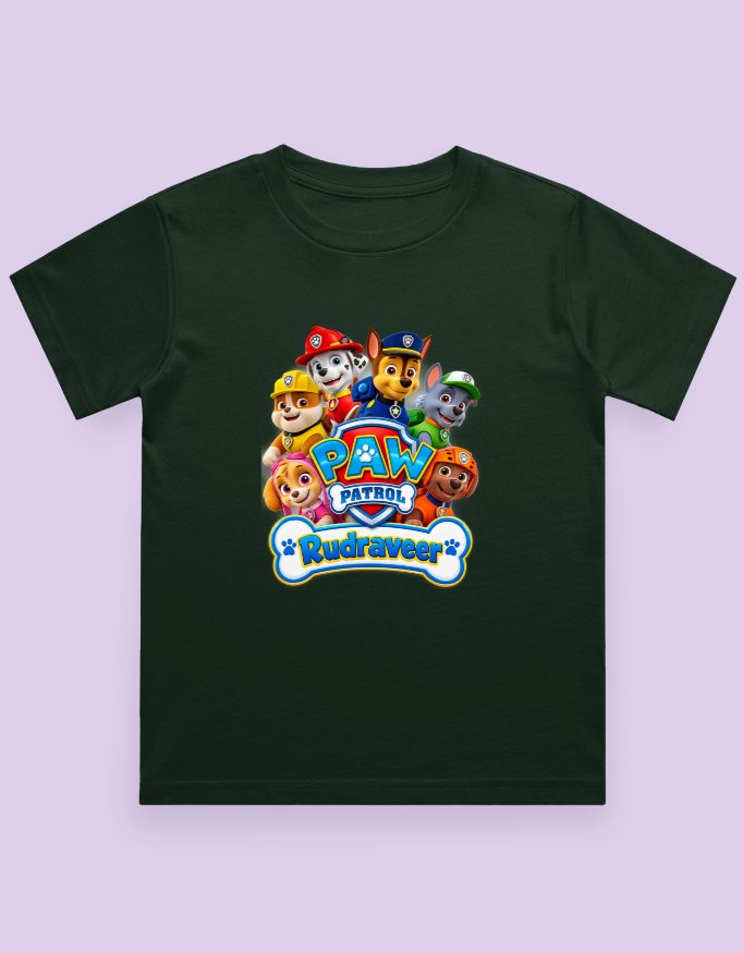 Rudra - Paw Patrol Customised T-Shirt - Image 5