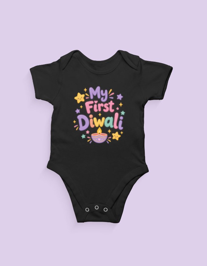 First Diwali Baby Romper - Image 3