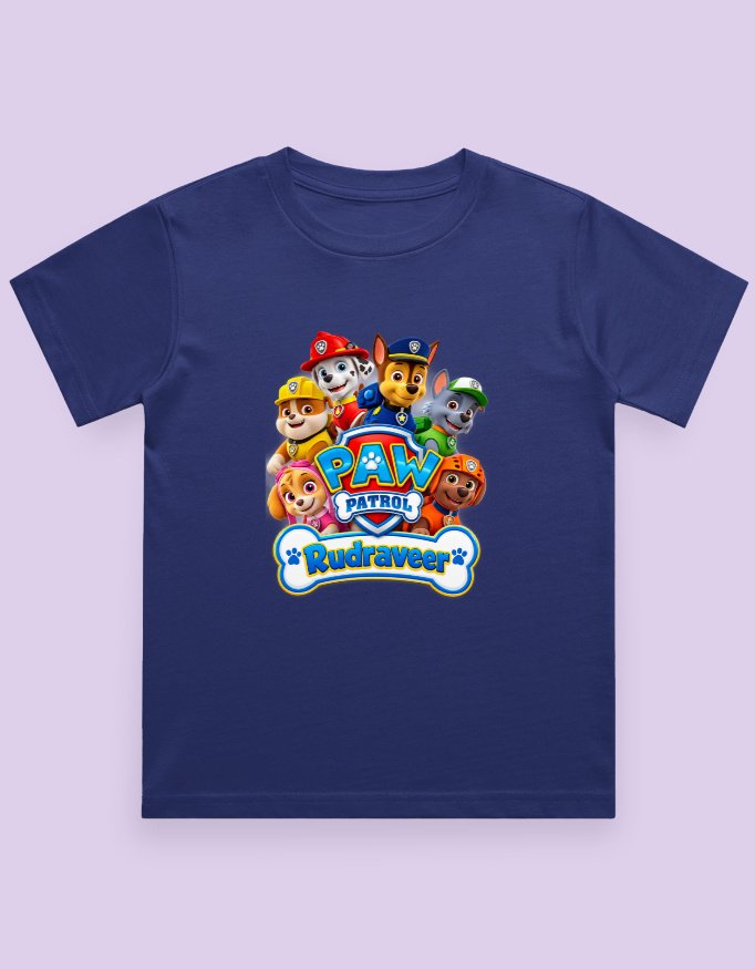 Rudra - Paw Patrol Customised T-Shirt - Image 6
