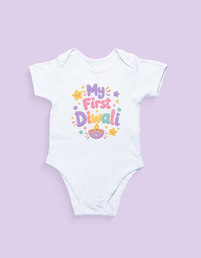 First Diwali Baby Romper - Image 4
