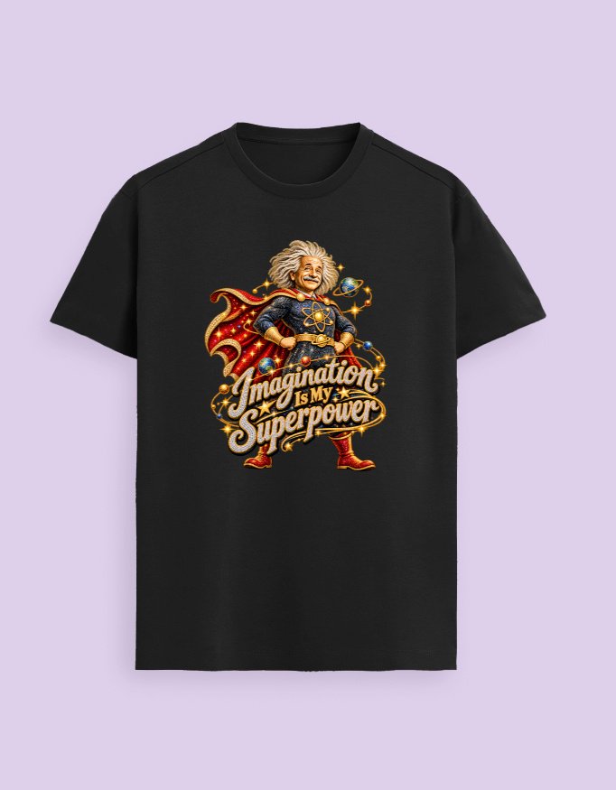 Einstein's Superpower Unisex T-Shirt - Image 4