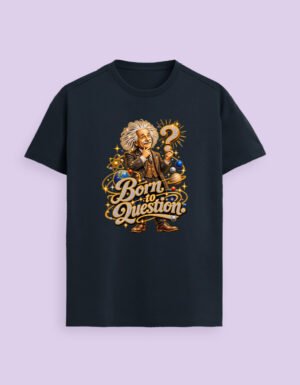Einstein Born to Question Unisex T-Shirt
