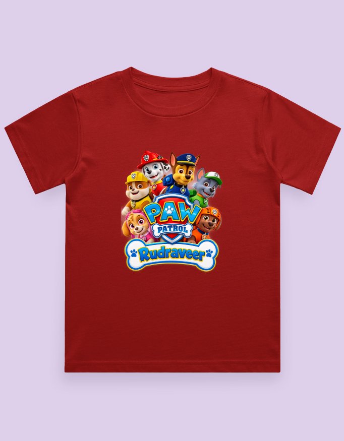 Rudra - Paw Patrol Customised T-Shirt - Image 7