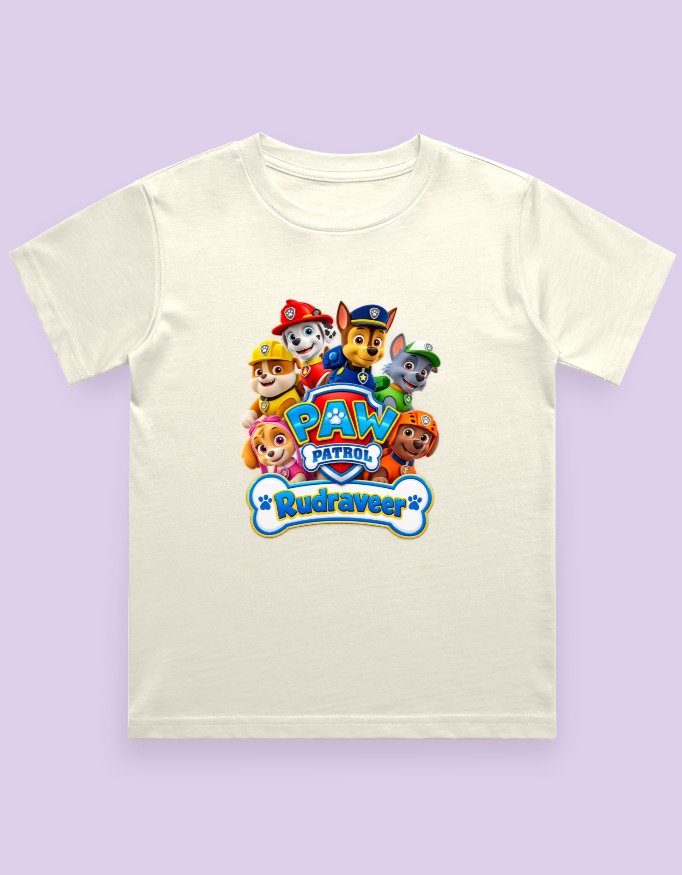 Rudra - Paw Patrol Customised T-Shirt - Image 8
