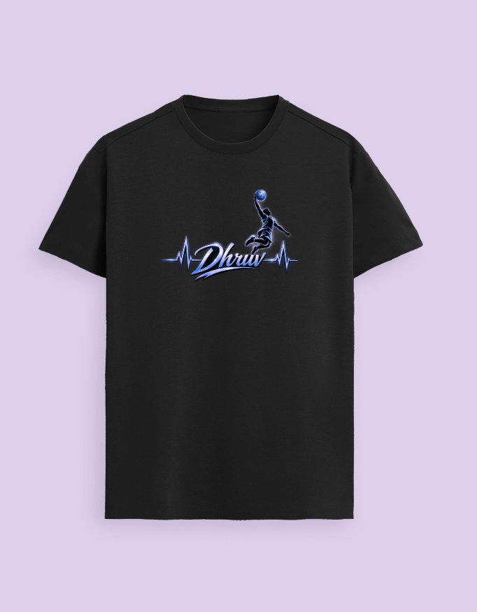 Dhruv - Basket Ball Customised T-Shirt - Image 3