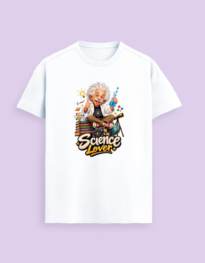 Einstein Science Lover Unisex T-Shirt - Image 5