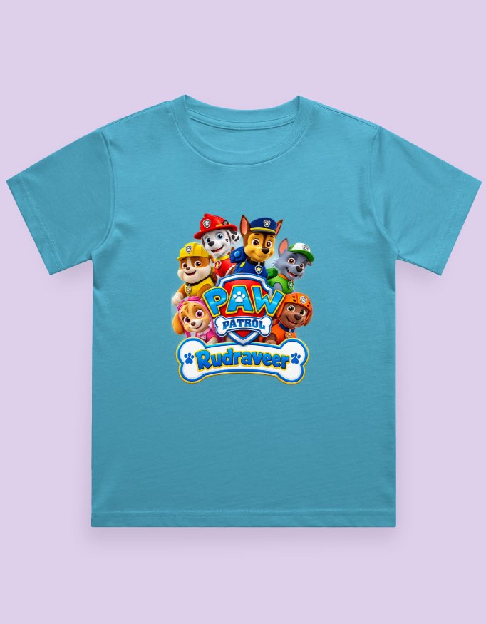 Rudra - Paw Patrol Customised T-Shirt - Image 4