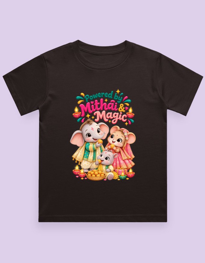 Powered by Mithai Kids T-Shirt - Image 7