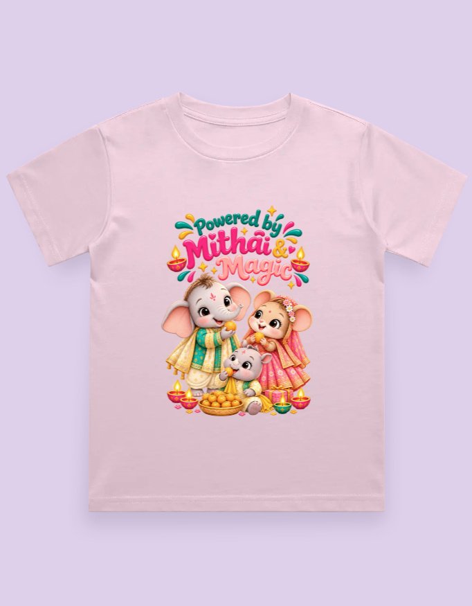Powered by Mithai Kids T-Shirt - Image 8