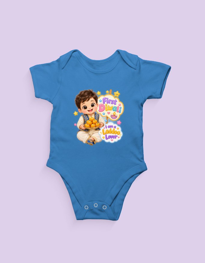 Laddoo Lover Diwali Baby Romper - Image 5
